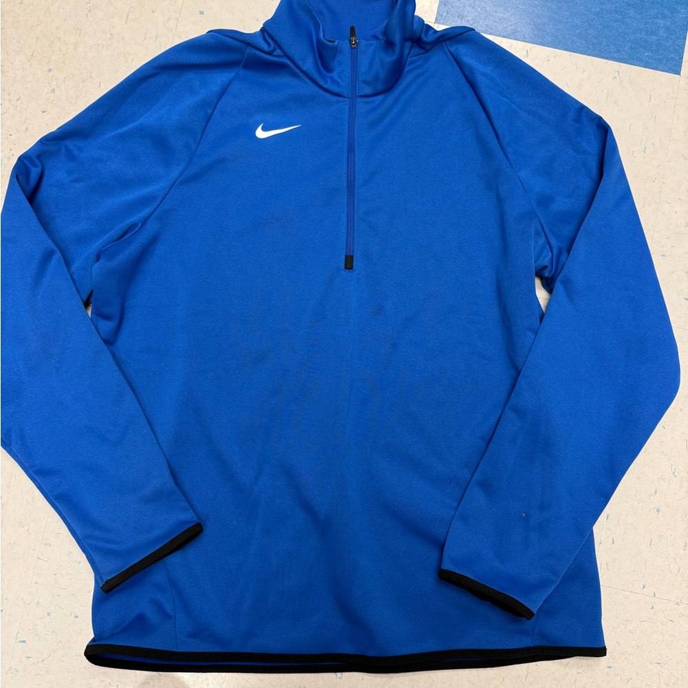 Nike Blue Quarter-Zip Pullover